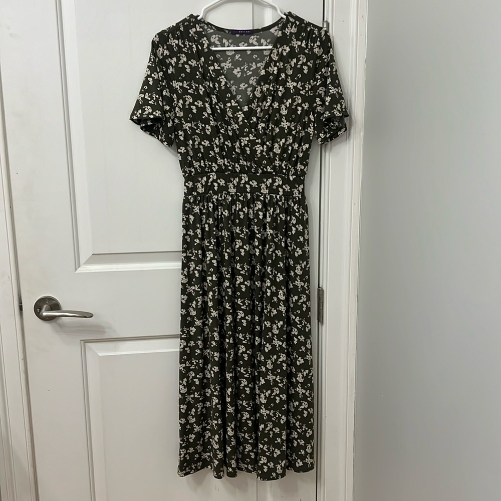 Like New long green dress